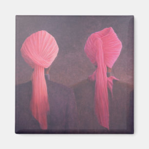 Turban Triptych Magnet
