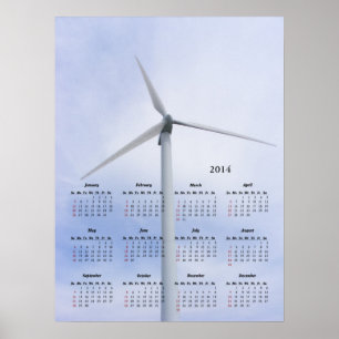 Turbine calendar ~ print