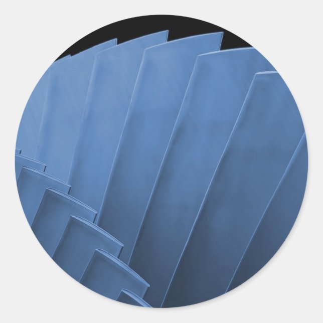 Turbine Classic Round Sticker (Front)