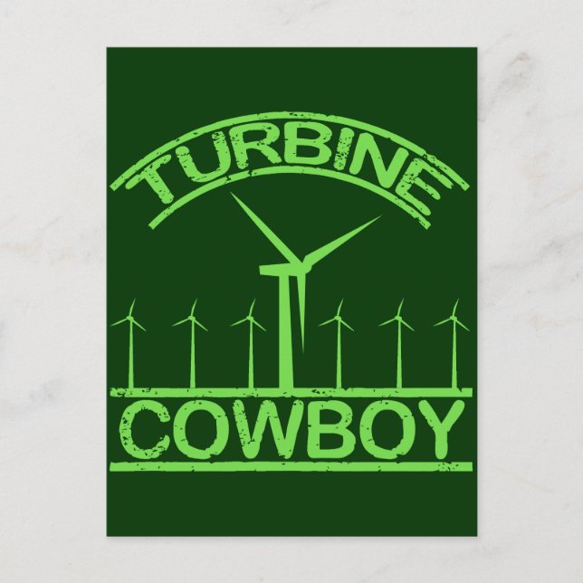 Turbine Cowboy Postcard (Front)