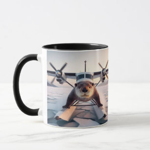 Turbo Prop Twin Engine Float Plane Bush Canada Mug