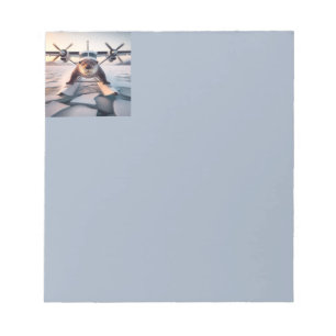 Turbo Prop Twin Engine Float Plane Bush Canada Notepad