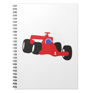 Turbo racing car notebook