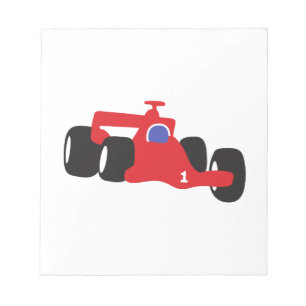 Turbo racing car notepad