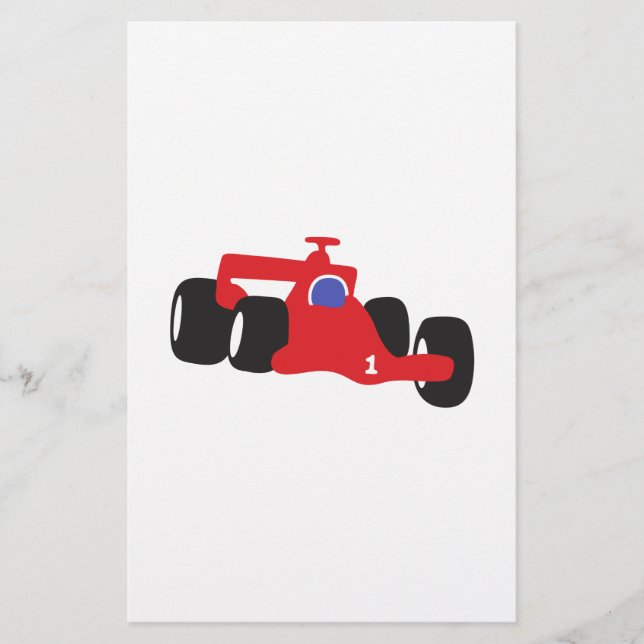 Turbo racing car stationery (Front)