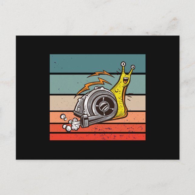 Turbo snail postcard (Front)