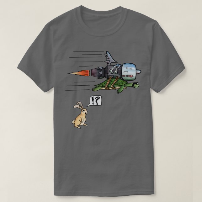 Turbo Tortoise The Hare T-Shirt (Design Front)