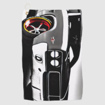 Turbo Towel: Muscle Car-Inspired Golf Towel