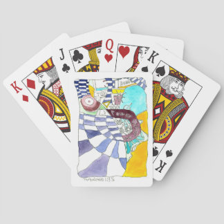 Turbulence Dala Art - Playing Cards