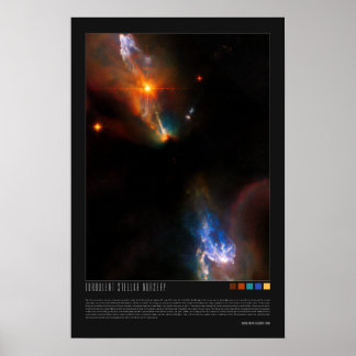Turbulent Stellar Nursery Poster