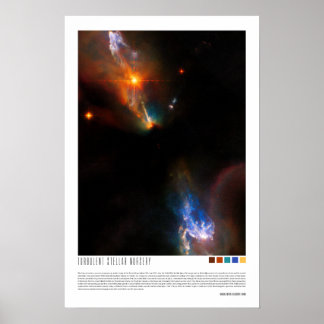 Turbulent Stellar Nursery Poster