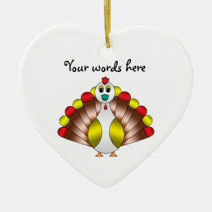 Turducken Ceramic Ornament