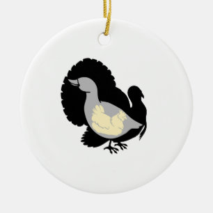 Turducken Ceramic Tree Decoration