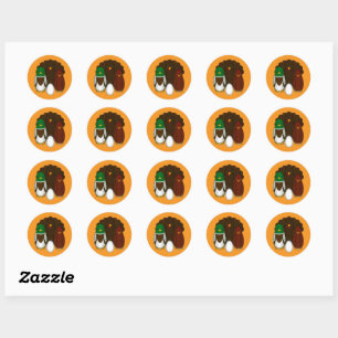 Turducken - classic round sticker