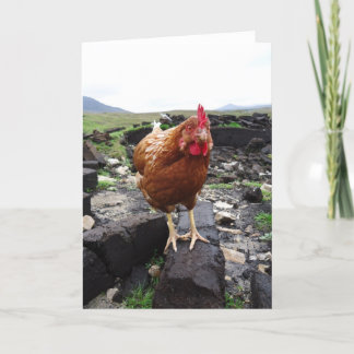 Turf chicken, Ireland Card