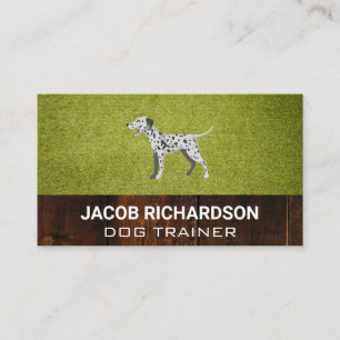 Turf Grass   Dalmatian Puppy Business Card