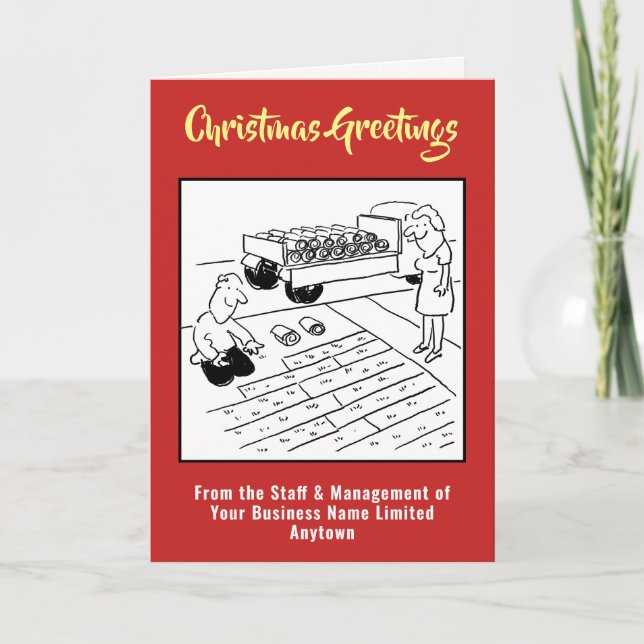 Turf Laying and Turfing Company Christmas Card (Front)