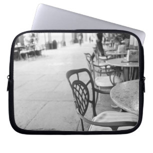 Turin Italy, Cafe and Archway Laptop Sleeve