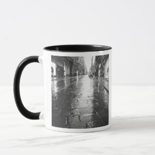 Turin Italy, Wet Street Evening Mug