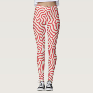 turing lines organic shape leggings