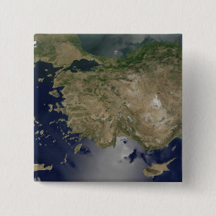 Turkey 15 Cm Square Badge