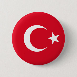 Turkey 6 Cm Round Badge