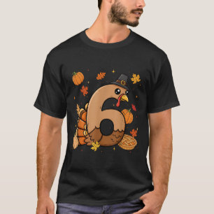 Turkey 6 Thanksgiving Pumpkin Gen Z Alpha Meme Mat T-Shirt