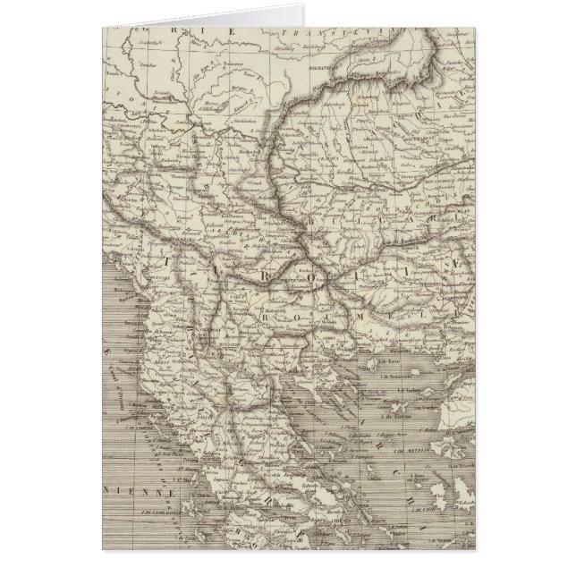 Turkey and Greece map (Front)