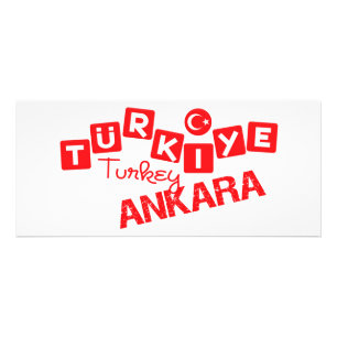 TURKEY ANKARA rack card - customise
