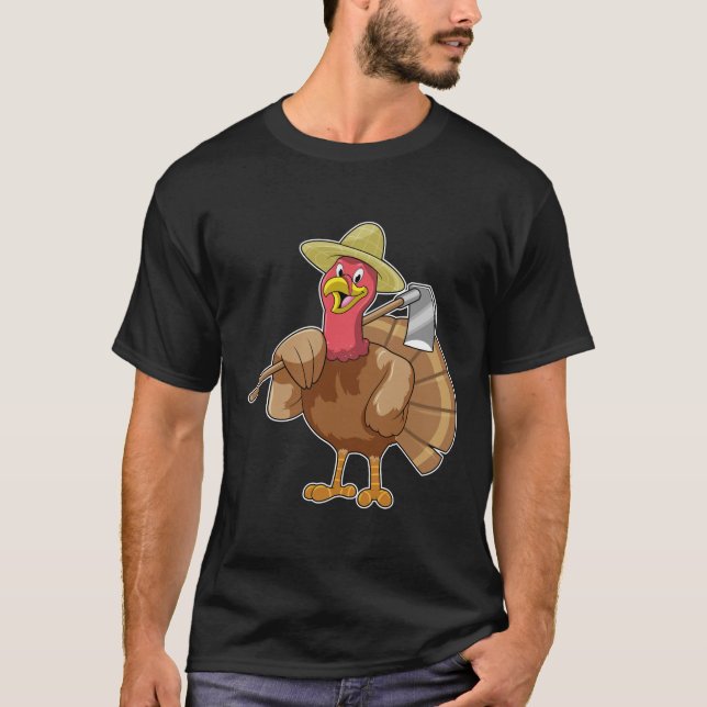 Turkey as Farmer T-Shirt (Front)