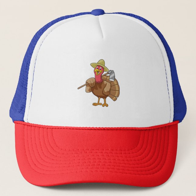 Turkey as Farmer Trucker Hat (Front)