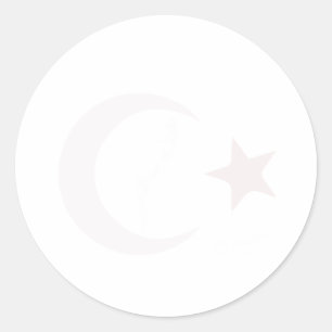 Turkey Atatürk Istiklal Marsi Gift Idea Istanbul Classic Round Sticker