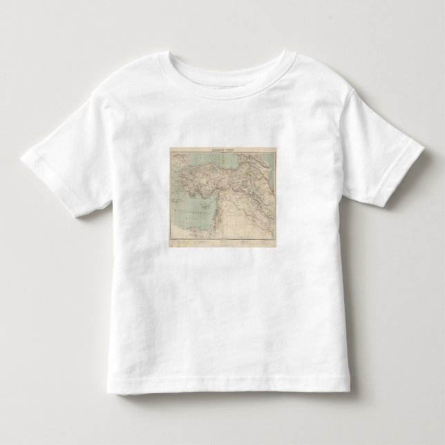 Turkey Atlas Map Toddler T-Shirt (Front)