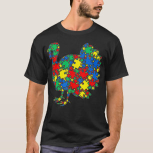 Turkey Autism Puzzle for Women Men Kids Autism Aw T-Shirt