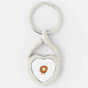 Turkey Baseball Glove Thanksgiving Day Catchers Bo Key Ring