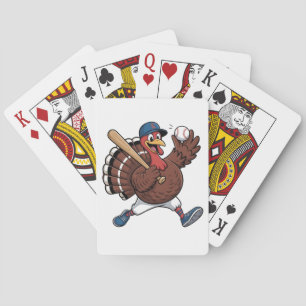 Turkey Batter Baseball Baseball Game Baseball Playing Cards