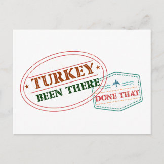 Turkey Been There Done That Postcard