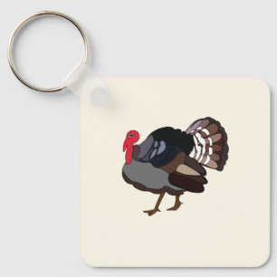 Turkey Bird Turkey Key Ring