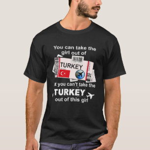 Turkey Boarding Pass  Turkey Girl  Turkey T-Shirt