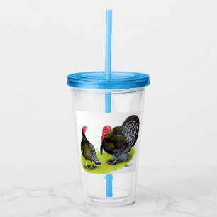 Turkey Broad Breasted Bronze Acrylic Tumbler