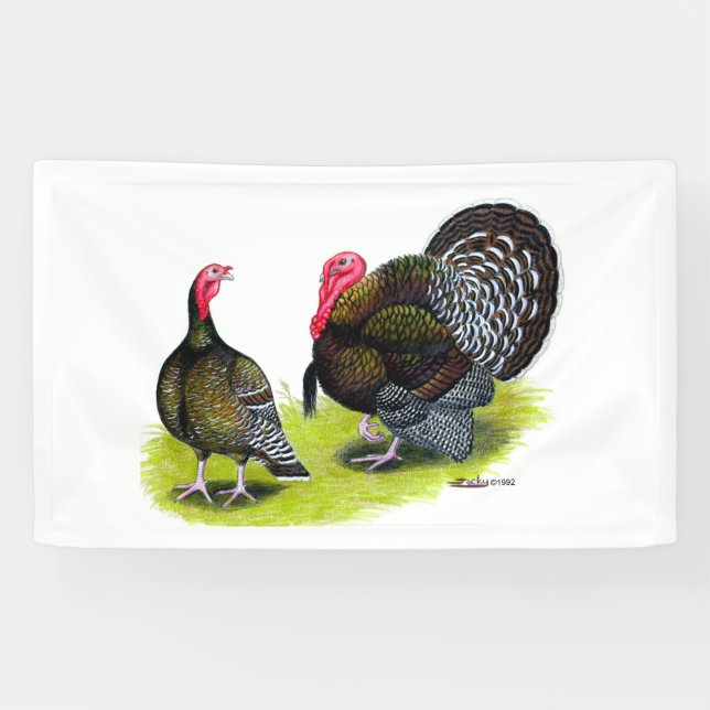 Turkey Broad Breasted Bronze Banner (Horizontal)