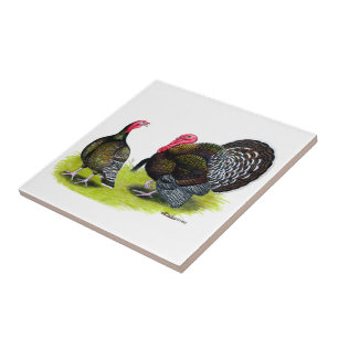 Turkey Broad Breasted Bronze Ceramic Tile