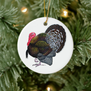 Turkey:  Bronze Tom Ceramic Ornament