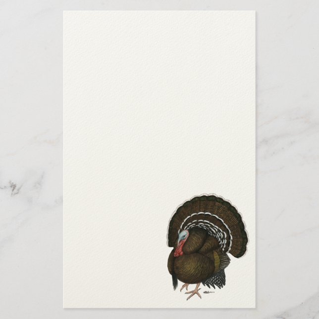 Turkey Bronze Tom Stationery (Front)