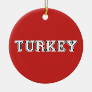 Turkey Ceramic Ornament