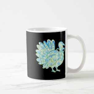 Turkey Chinoiserie Floral Coquette Bow Gobble Than Coffee Mug