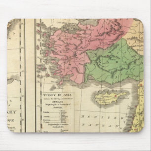 Turkey Chronological Map Mouse Pad