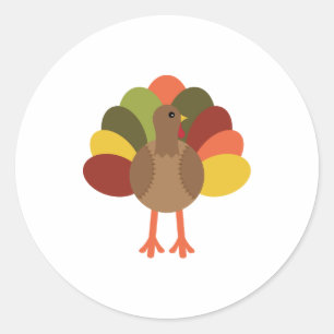 Turkey Classic Round Sticker