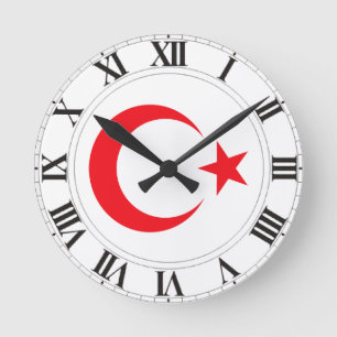 Turkey Coat of Arms Round Clock