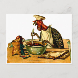 Turkey Cook Postcard